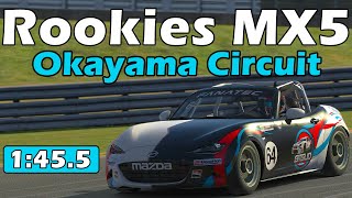 iRacing Global MX5 Cup Rookies  Okayama Full Course Track Guide  1455  2023 Season 4 [upl. by Akcemat]