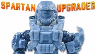 Mega Construx Halo Custom Review LS3D Spartan Upgrades [upl. by Kablesh]