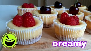 how to make easy mini cheesecakes at home we want to have all the time [upl. by Gass]