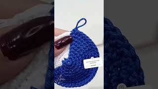 Troca de cor crochê diycrochet crochet shortsvideo [upl. by O'Shee880]