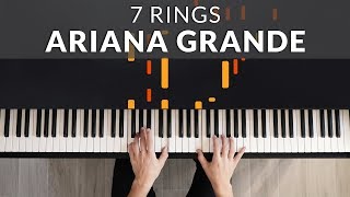 7 Rings  Ariana Grande  Tutorial of my Piano Cover [upl. by Camila328]