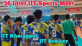 IIT BOMBAY vs IIT Kharagpur Volleyball match at inter IIT sports meet Bombay 2023 [upl. by Marji63]