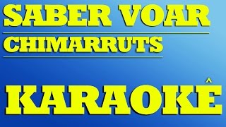 Saber Voar  Chimarruts  KARAOKÊ [upl. by Bonny]