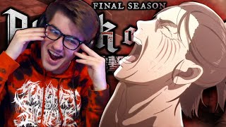 METALHEAD Reacts to Attack on Titan Opening 7  SiM  The Rumbling REACTION [upl. by Eyks261]