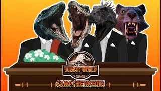 Jurassic World Camp Cretaceous Seasons 14  Coffin Dance Meme Song Cover [upl. by Appolonia]