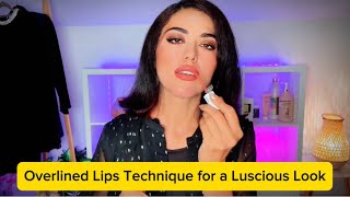 Overlining Made Simple liptechniqueBeautyHacksmakeuptipslipartbeautytipsliphacksliptutorial [upl. by Yelrac967]