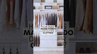 Best Marie Kondo Tip for Decluttering Your Clothes [upl. by Enneibaf]