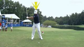 Peter Kostis analyzes Webb Simpsons golf swing in slow motion [upl. by Dacie]