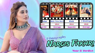 Nargis Fakhri  Filmography  Year amp Verdict [upl. by Anehsat]