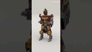 Small building block transformers ArrowWarrior Unofficial lego A003 [upl. by Nirrak292]