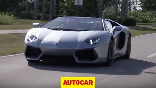 Lamborghini Aventador Roadster drive review  autocarcouk [upl. by Holtz674]