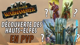 Découverte des HautsElfes en PVP  Compliquée  Total War Warhammer 3 [upl. by Maffei]