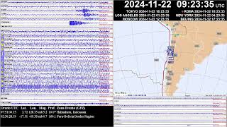 ML 20 Claut Pordenone Depth 88 km 20241122 092223 UTC 46304°N 125967°E Loc 102223 INGV [upl. by Mano318]