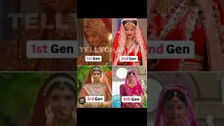 Yrkkh All Generation 😘Who is the best generation trending love Yrkkh shortsfeed [upl. by Yule]