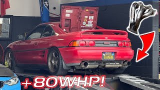 2GR V6 MR2 Frankenstein Motorworks Wilhelm Y Pipe install [upl. by Snoddy250]