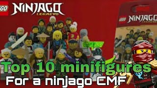 Lego Ninjago Top 10 ninjago CMF [upl. by Chaing]