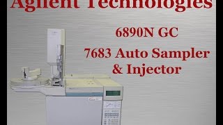 Agilent 6890N with a 7683 AS amp 7683B Injector GenTech Scientific [upl. by Neibaf630]