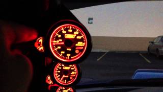 Prosport Halo Series 52mm Gauges Color Select Subaru WRX STI EVO [upl. by Shipley675]