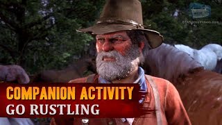 Red Dead Redemption 2  Companion Activity 14  Rustling Uncle [upl. by Aiuqram]