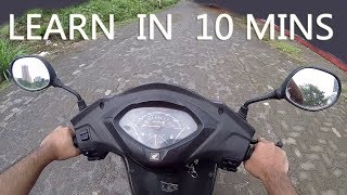 SCOOTY Chalana Sikhiye SIRF 10 MINUTES Me  Easy Learning Lesson [upl. by Ilatfan646]