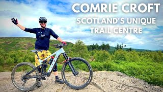 A Unique Scottish Trail Centre for all abilities  Comrie Croft MTB [upl. by Pelagias]