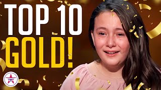 10 GOLDEN BUZZER KIDS That Stole Our Hearts on AGT [upl. by Asenab]