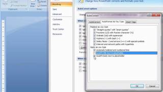 PowerPoint 2007 Tutorial  Turn Auto Correct Off [upl. by Gabey433]