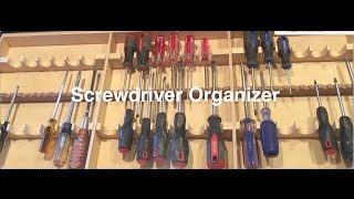 Screwdriver Organizer [upl. by Notnef698]