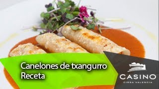 Canelones rellenos de txangurro y salsa de carabineros [upl. by Jacquelynn]