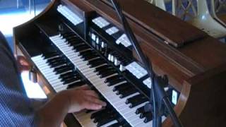 Hammond Organ E100 with Leslie [upl. by Auqinihs592]