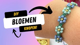 TikTok Tutorial Namaken Bloem Armbandjes Knopen 🌸 [upl. by Waylon]