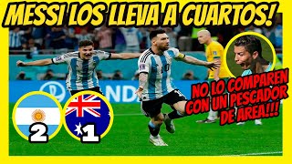 Golazo de Messi Los Lleva a Cuartos Argentina 2  1 Australia [upl. by Feirahs384]