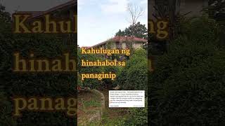 Kahulugan ng panaginip na hinahabol hinabol mayhumahabol nanaginipnahinahabol [upl. by Airotkiv]