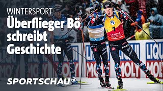 BiathlonWM Johannes Thingnes Bö holt sieben Medaillen in Oberhof  Sportschau [upl. by Nnyleimaj]