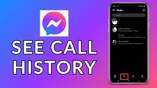 How to See Call History on Messenger 2024 Quick amp Easy  Messenger App [upl. by Galatia]