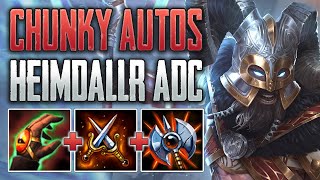 MAIN CHARACTER MODE Heimdallr ADC Gameplay SMITE Conquest AZ [upl. by Markman]