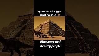 Dinosaurs The Ancient Builders of the Pyramid pyramids Dinosaurs history yiutubeshort [upl. by Odnalra]