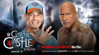 FULL MATCH  John Cena vs The Rock WWE Clash at the Castle 2024 [upl. by Anilahs]