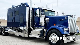 Kenworth with Super Sleeper 2023 W900 156quot Extended Cab Long Haul SEMI [upl. by Hammer659]