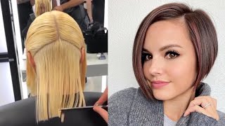 Meilleurs cheveux court  au carré  idées de coiffure tendance 2021 💇‍♀️ [upl. by Lawrenson923]