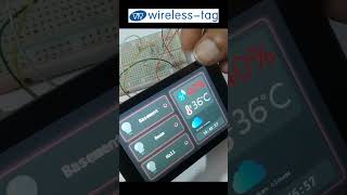 WT32 SC01 PLUS smart touch switch weather station using arduino programming [upl. by Dnaleel]