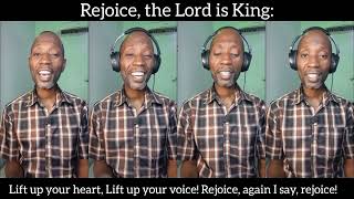 Rejoice the Lord is King  Christian Hymn with Lyrics [upl. by Rehpoitsirhc]