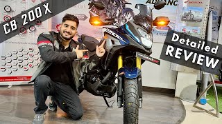 2024 Honda CB 200X  Whats New  Detailed Walkaround Review  On Road Price amp Exhaust Note🔥 [upl. by Refanej]