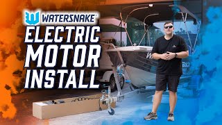 WaterSnake Electric Motor Install  TINNY BUILD SERIES EP17 [upl. by Alroi]