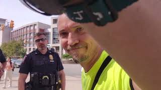 Street preaching at the IUPUI campus in downtown Indianapolis [upl. by Nerat]