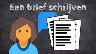 Een brief schrijven  video stappenplan taal onderwijs nederlands [upl. by Oravla619]