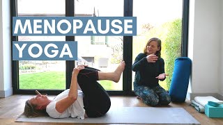 Menopause Yoga To Ease Anxiety and Overwhelm [upl. by Forrer596]