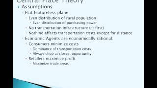 Central Place Theory 1 Early Industrial Urbanization [upl. by Ardnazxela]