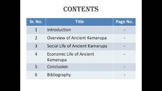 quotSocial and Economic Life of Ancient Kamarupaquot Project of History Class XII AHSECNCERT 202425 [upl. by Amedeo157]