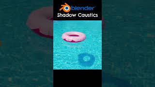 Shadow Caustics In Blender shorts [upl. by Yalhsa749]